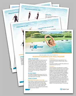 Use a swim spa exercise program to live well with Multiple Sclerosis